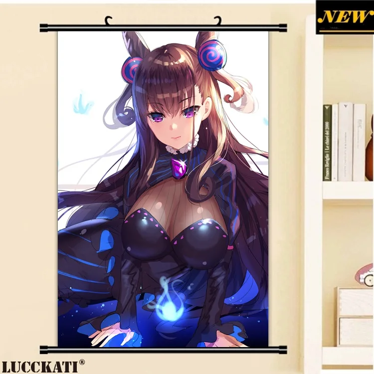 40X60 см Fate grand order Fate/go Fgo Сексуальная лоли каплей мультфильм аниме Настенная картина плакат прокрутки ткань холст живопись 1 - Цвет: E