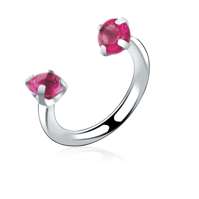 Steel Earring Internal Piercing Septo Nose Lip Eyebrow Ear Septum Cartilage Helix Captive Hoop Rings Piercing Jewelry