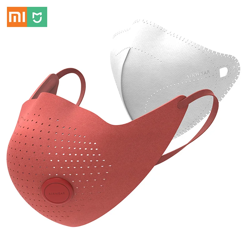 Xiaomi Mijia AirPOP Airwear маска светильник 360 PM2.5 анти-загрязнения анти-дымка маска материал антибактериальный воздушный фильтр