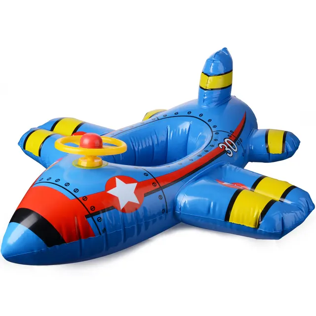 Airplane Shape Swimming Floating Boat Swim Pool Inflatable Float Chair