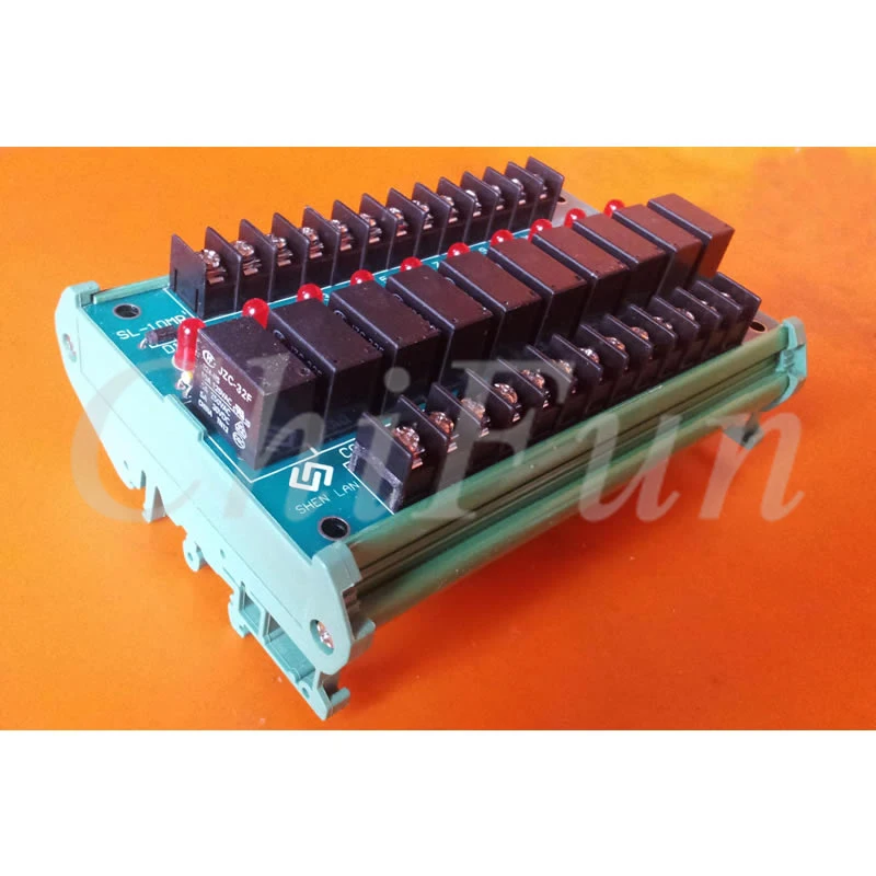 10 road PLC relay output board relay output board relay modulein Motor