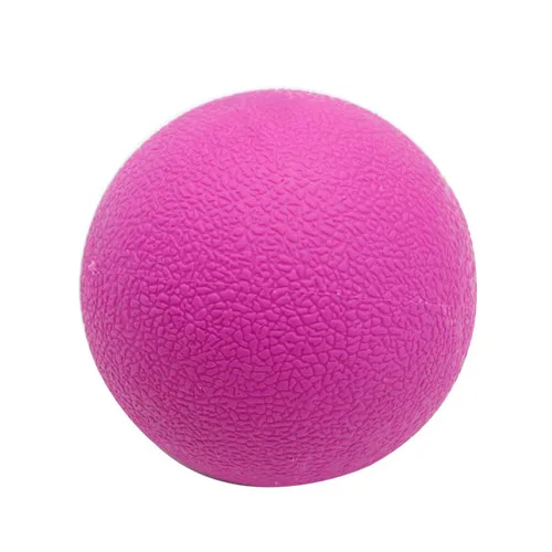 Триггер точка Массажный мяч ролик Myofascial Хоккей Лакросс мяч массаж фитнес-Мячи - Цвет: Розовый