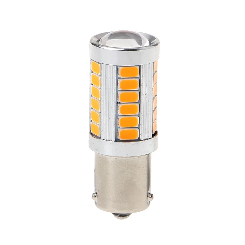 

DC 12V BAU15S PY21W 150 Degree 33 SMD 5630 Yellow Car LED Turn Signal Light New