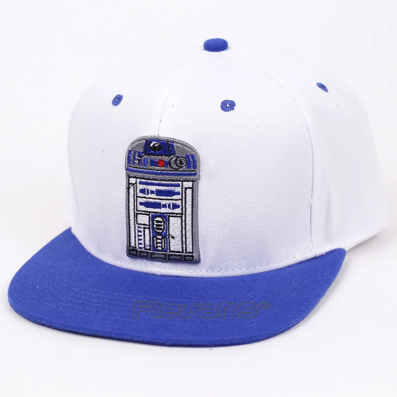 

Star Wars Robot R2-D2 Snapback Caps Cool Hat Adult Baseball Cap Bboy Hip-hop Hats For Men Women