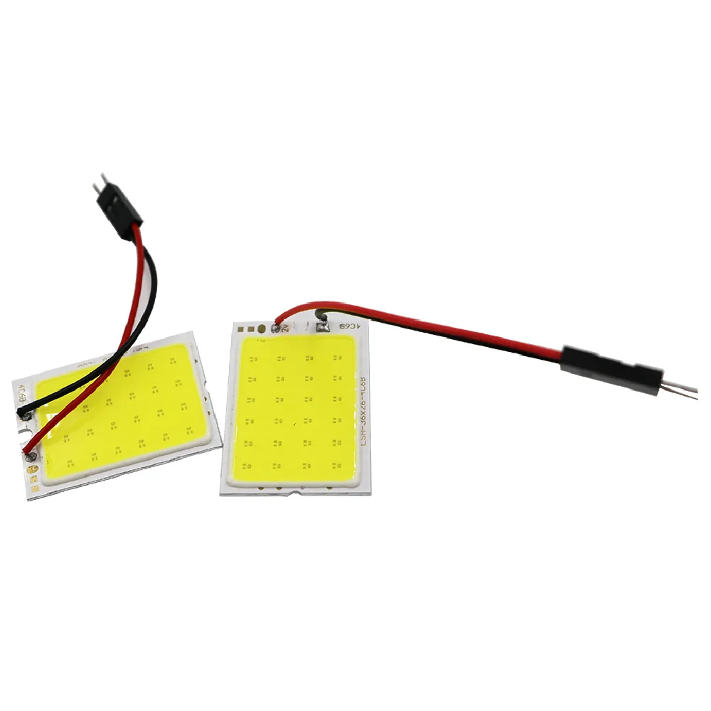 YSY 100 шт. T10 COB 24smd 24 светодиодная SMD Панель Авто Интерьер чтениt дорожной карты лампа лампочки купол с фестонами BA9S 3 адаптер