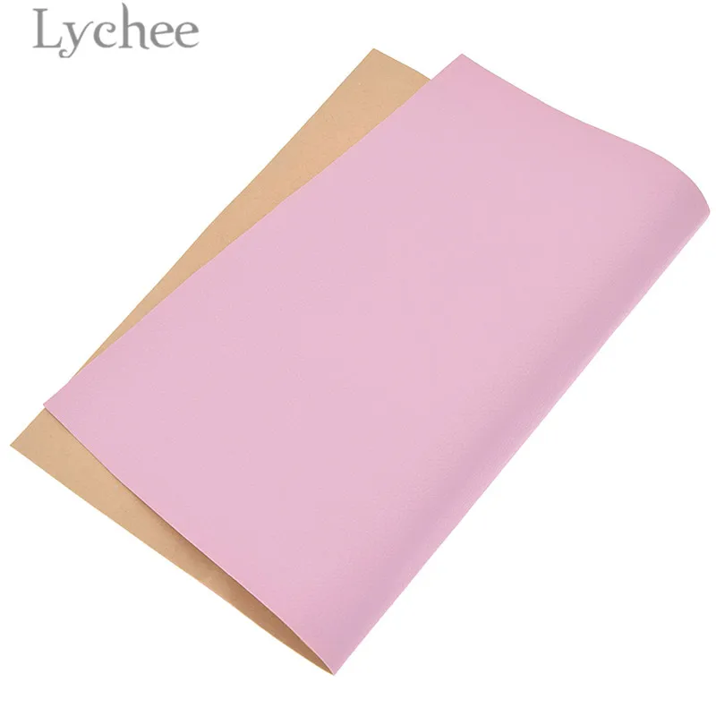 Lychee Life 21x29 см A4 цветные накладные ткани из искусственной кожи самоклеющиеся синтетические кожаные DIY материал патч для сумок одежды - Цвет: 11