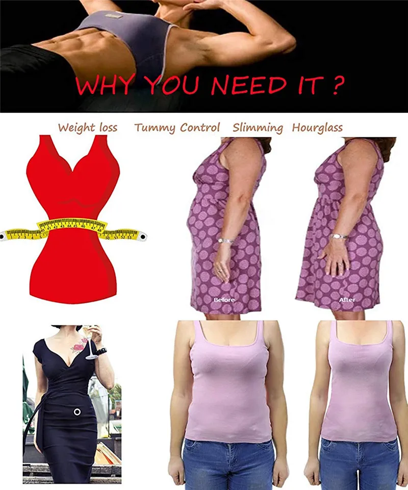  LAZAWG Women Fajas High Waist Trainer Tummy Control Panties Slimming Shapewear Body Shaper Weightlo