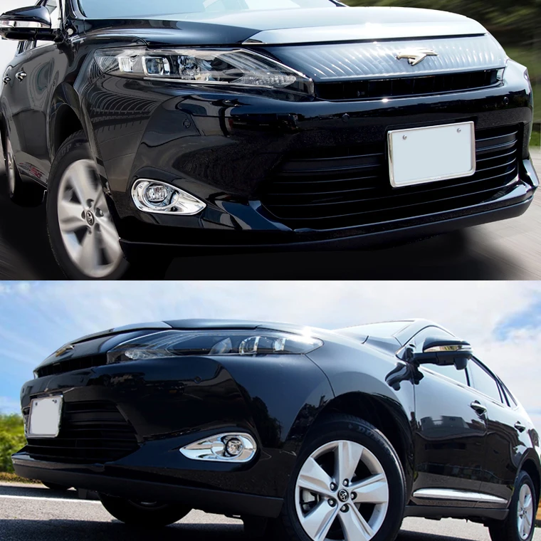 JY Накладка для передних противотуманных фар TOYOTA HARRIER 2014 ABS аксессуары стайлинга