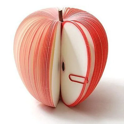 

Fruit Note Memo Pads Portable Scratch Paper Notepads Post Sticky Pear Shape Stationery Office Note Pad Supplies