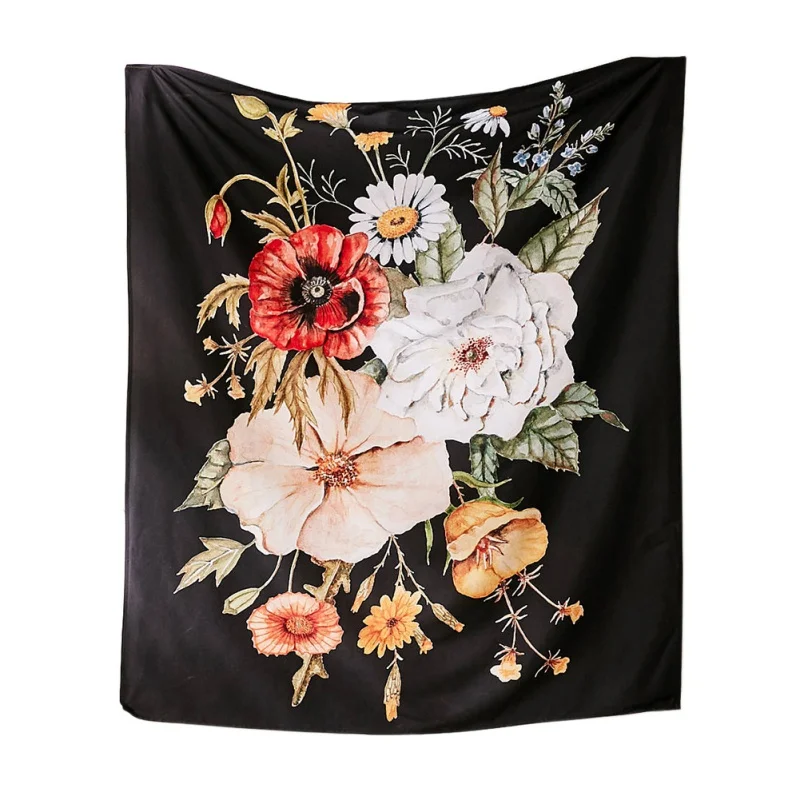 

150x130cm HomeTapestry Beach Towel Indian Style Printed for Living Room Sleeping Room Hanging Wall Decoration