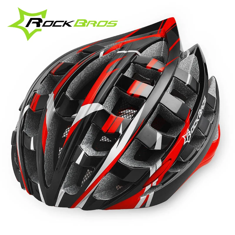 buy RockBros Road Bike Helmet Men Bicycle Helmets Mtb Cycling Riding Helmet EPS Head Protector for Men Women Bicycle Accessories