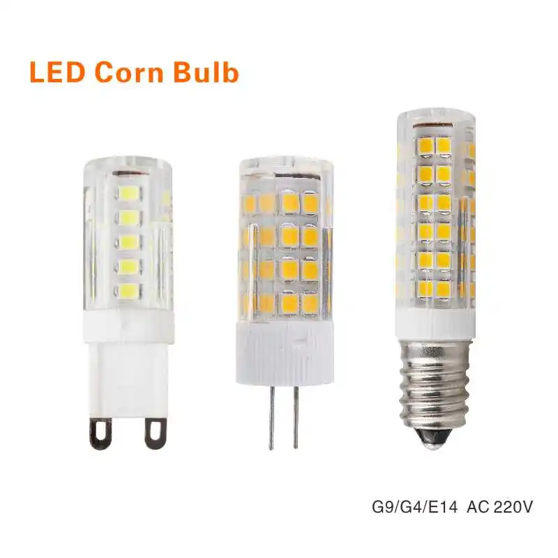 Светодиодная лампа LATTUSO Mini E14 G4 G9 220 В SMD 3 Вт 5 7 51 светодиод 75 светодиодов для