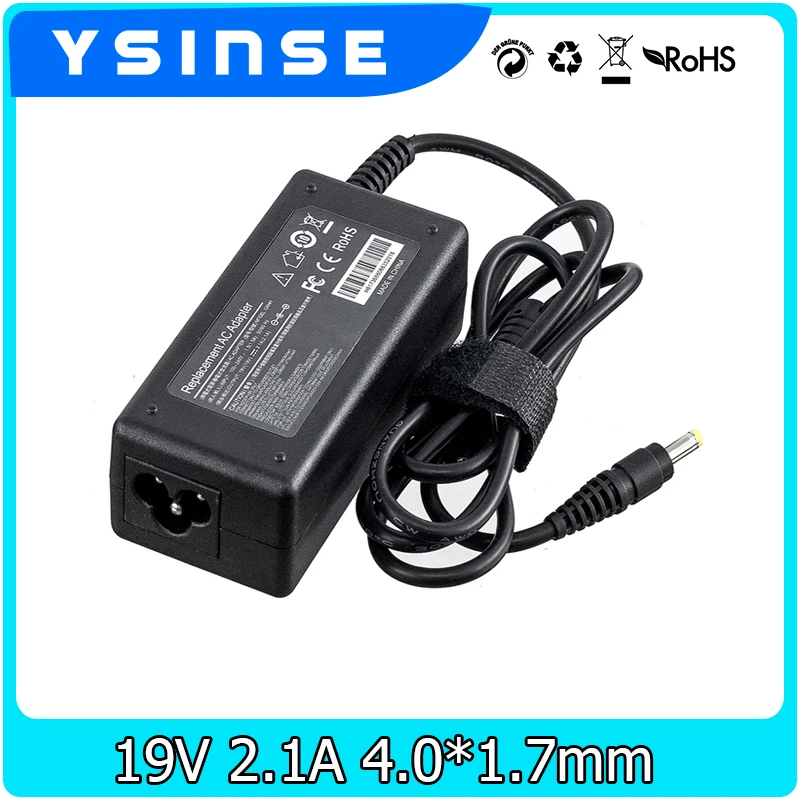 19V 2.1A 40w AC Laptop Charger Adapter For HP Compaq mini 1000 1100 210 110 700 110c Portable Notebook Charger 4.0*1.7mm