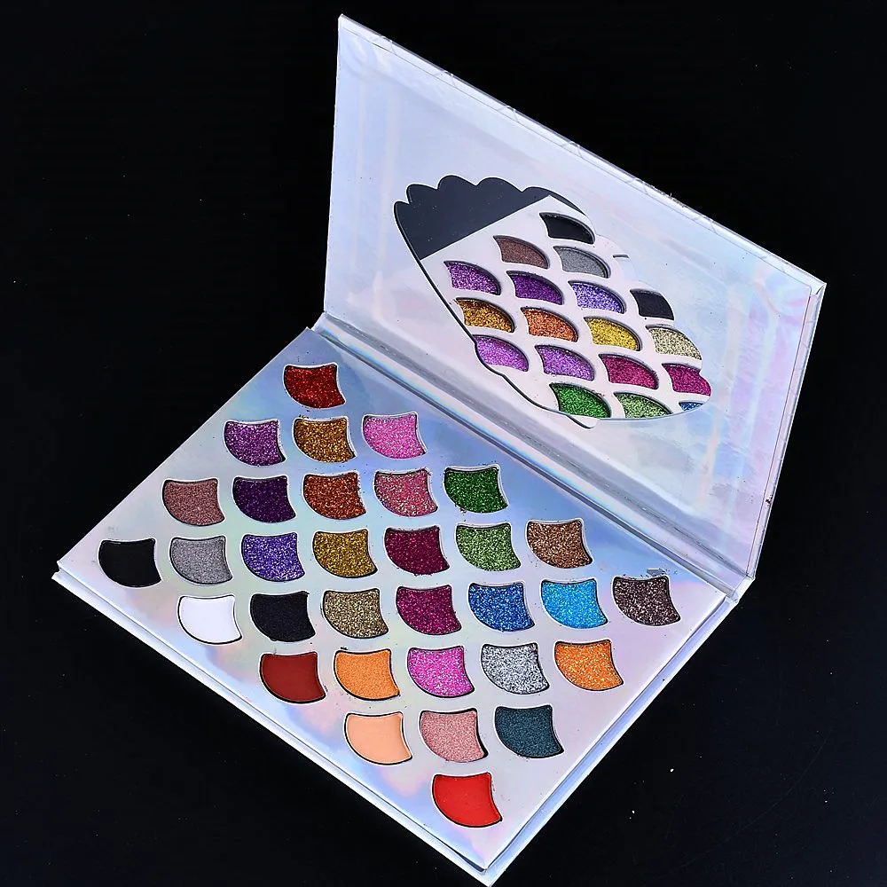 

New 32 Colors Mermaid Scale Eye Shadow Pearl Matte Glitter sequin Eyeshadow