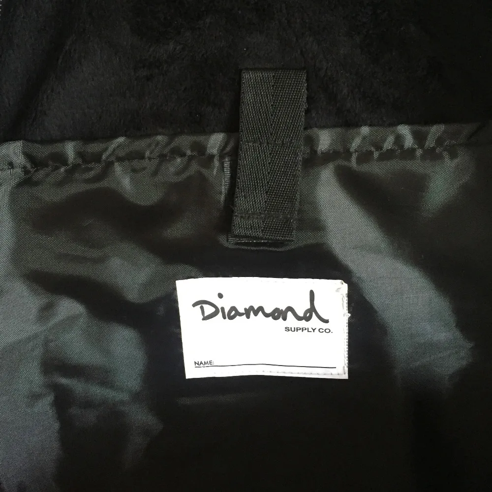 Multifunctional DIAMOND Supply Black Backpack Shoulder Bags Nylon Bag Men or Women 45x35cm Sports Bag City Running Bag
