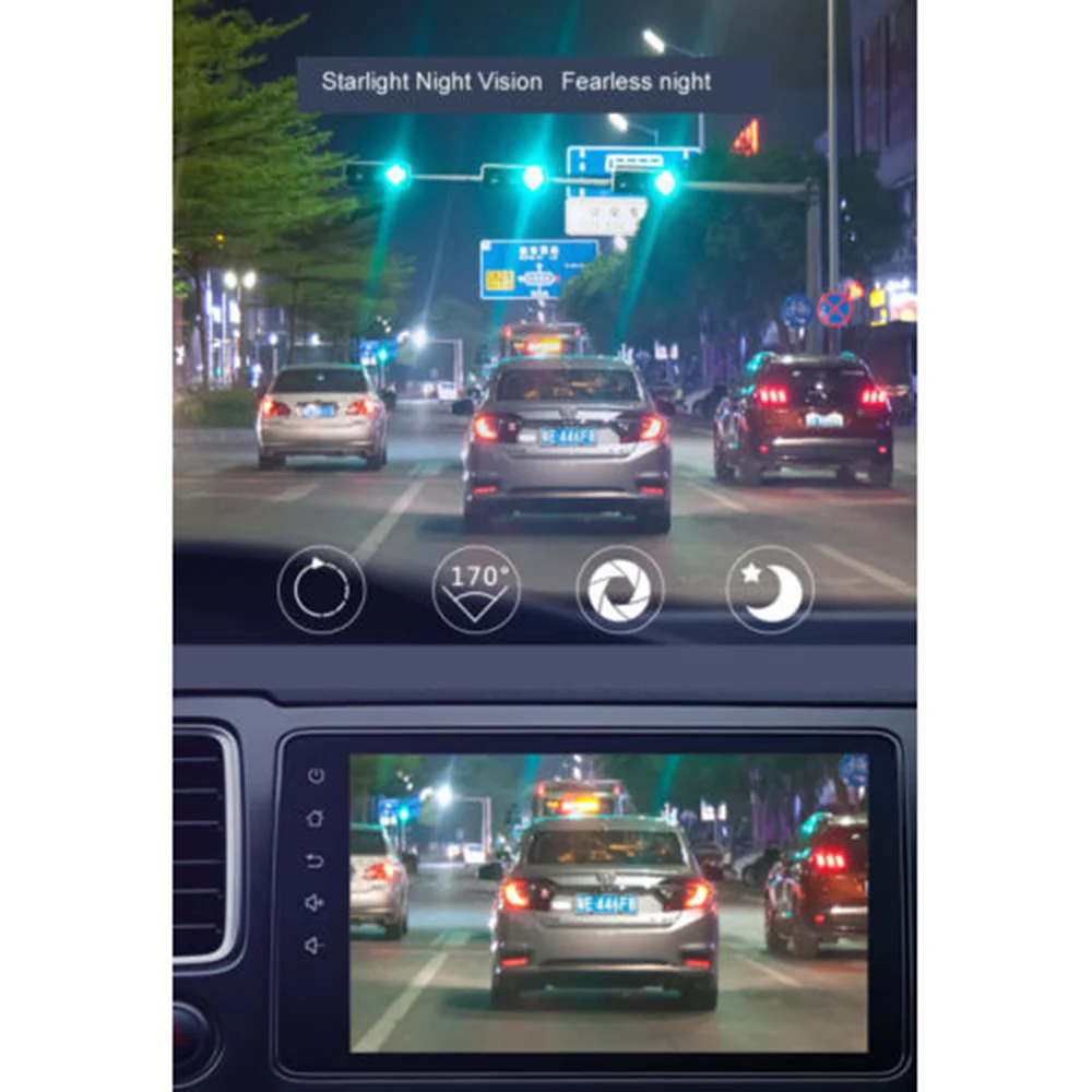 Автомобильный Стайлинг DVR Dash camera Dash Cam 1080 P FHD Автомобильный видеорегистратор камера видеорегистратор ADAS g-сенсор