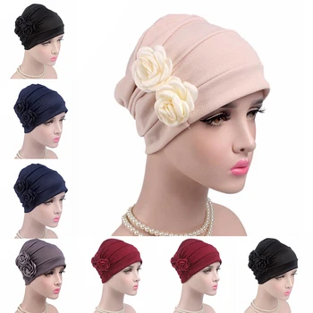 

Women Turban Hat Lady Cancer Chemo Hair Loss Cap Head Scarf Wrap Cover