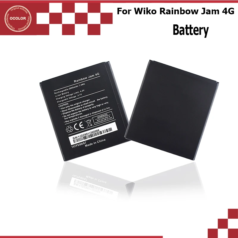ocolor For Wiko Rainbow Jam 4G Battery High Capacity Replacement Backup Long Standby Time for Phone | Мобильные телефоны и