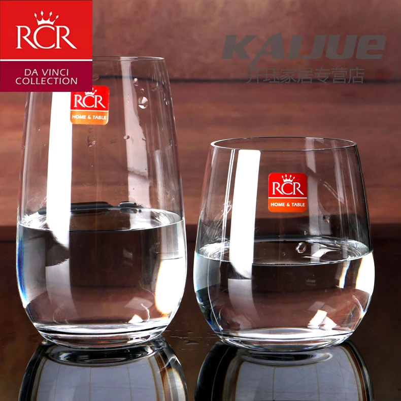 Italy RCR import lead free crystal glass whiskey glass foreign spirits