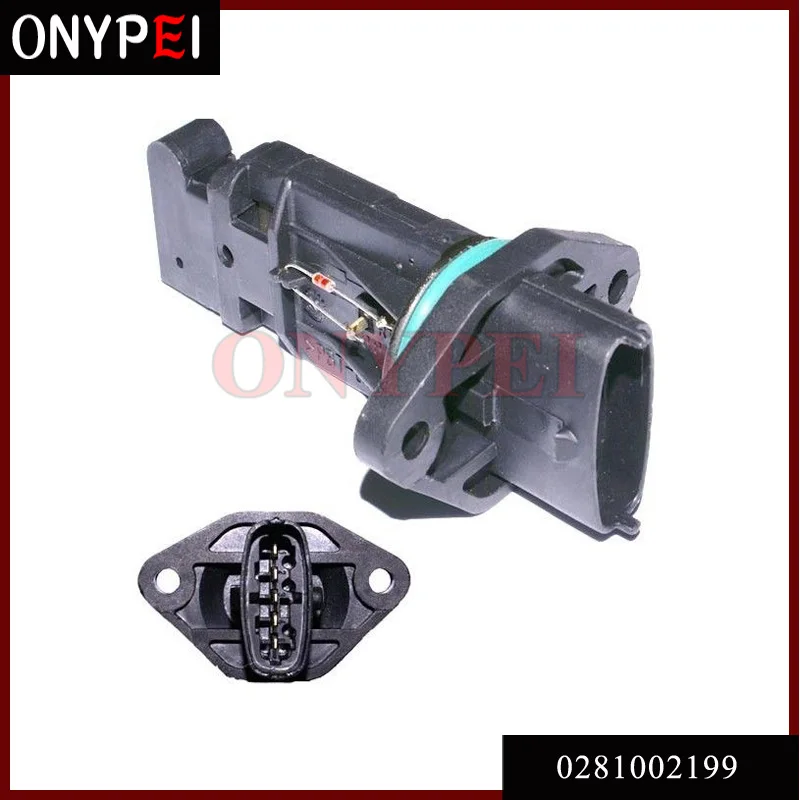 Датчик массового расхода воздуха 0281002199 для Alfa Romeo Lancia Fiat hyundai Kia Opel Vauxhall Volvo 93171355 93171356 93174129