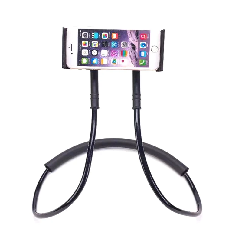 

2018 New Lazy Neck Phone Holder Necklace Cellphone Support Bracket for Samsung Universal Hanging Stand for iPhone Xiaomi Samsung
