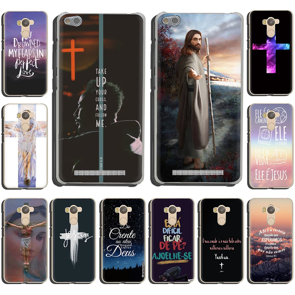 

Christ Jesus Bible Verse Cross Hard Phone Cover Case for Redmi 4X 4 5 6 7A GO Note5 6 7 8 K20 Pro