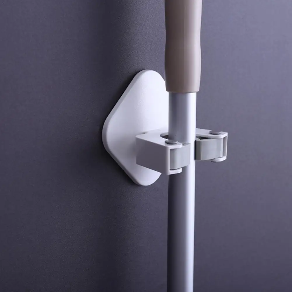 

Multi-function Traceless Mop Holder Storage Hook Bathroom Wall Hanging Broom Hanger Broom Hanger Storage Rack