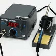 Высокоточный Цифровой паяльник Atten 969D паяльники 220 V Цифровые паяльные станции паяльники