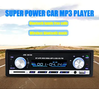 

Car Radio MP3 Bluetooth Player Hands-Freer Plug-in Card FM with Chargerd Telephone 1 Din Music In Dash