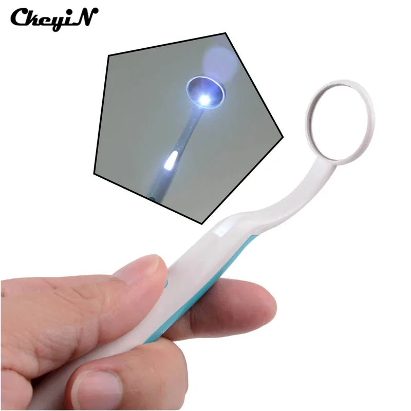 CkeyiN Handle Dental Mirror Inspect Instrument Auto Dentist Oral Super