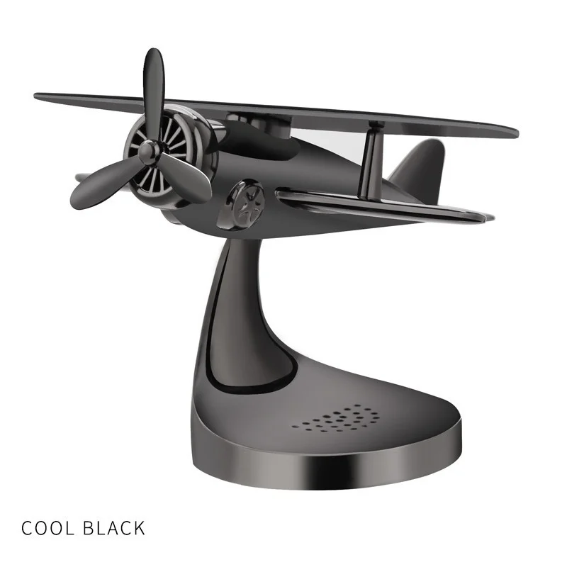  Car Aroma Diffuser Car Aromatherapy Solar Aircraft Decoration Air Freshener Aromatherapy