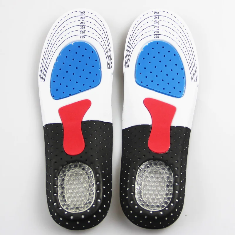 

2019 Foot Care Unisex Orthotic Arch Support Sport Shoe Pad Sport Running Gel Insoles Insert Cushion for Men Women Dropshipping