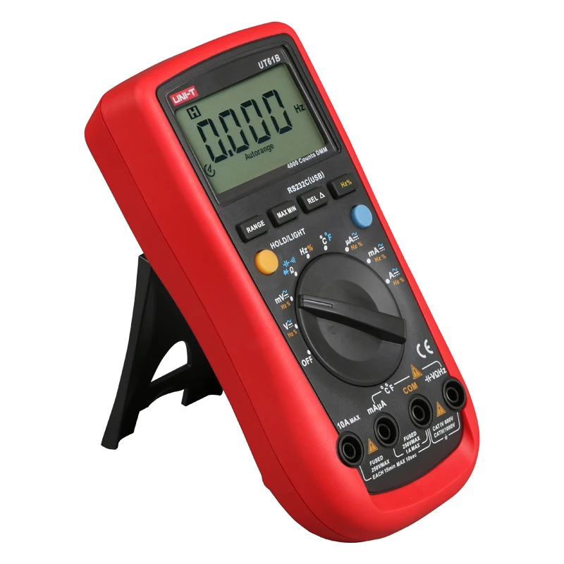 UNI T Цифровой мультиметр UT61A/UT61B/UT61C/UT61D/UT61E мультитестер True rms Измеритель