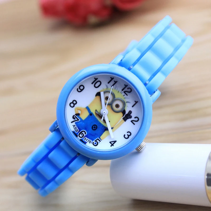 

children boys girls baby gifts quartz watches kids guys cartoon anime big eyes silicone strap sports fashion wristwatches clock