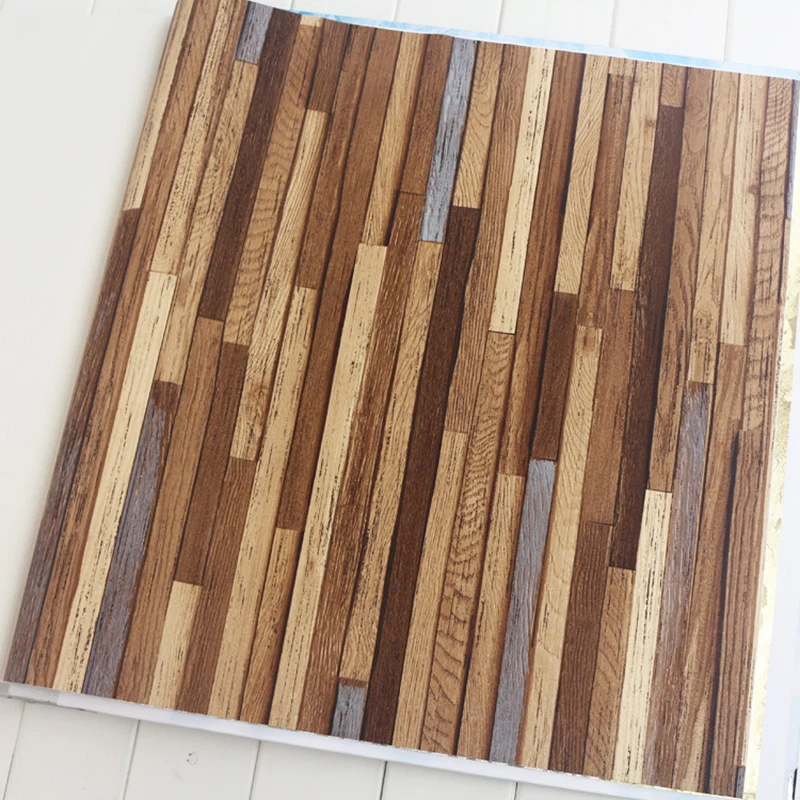 Vintage Rustic American 3D Wood Wallpapers Home Decor 3D Wall Murals Wall Paper Roll for Walls Tea House Bar Room Wall Covering new bar european wallpapers wall paper entertainment place lobby walking house bedroom living room decorative flash wall cloth