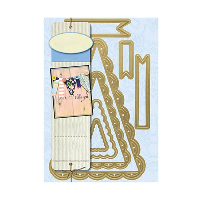 

Naifumodo Element Metal Cutting Dies for Craft Dies Scrapbooking Card Making Embossing Die Cut Lace Frame New Dies for 2019