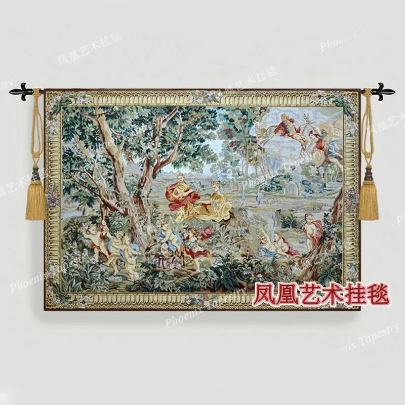 Classical European Exquisite tapestry wall hangings Imperial garden