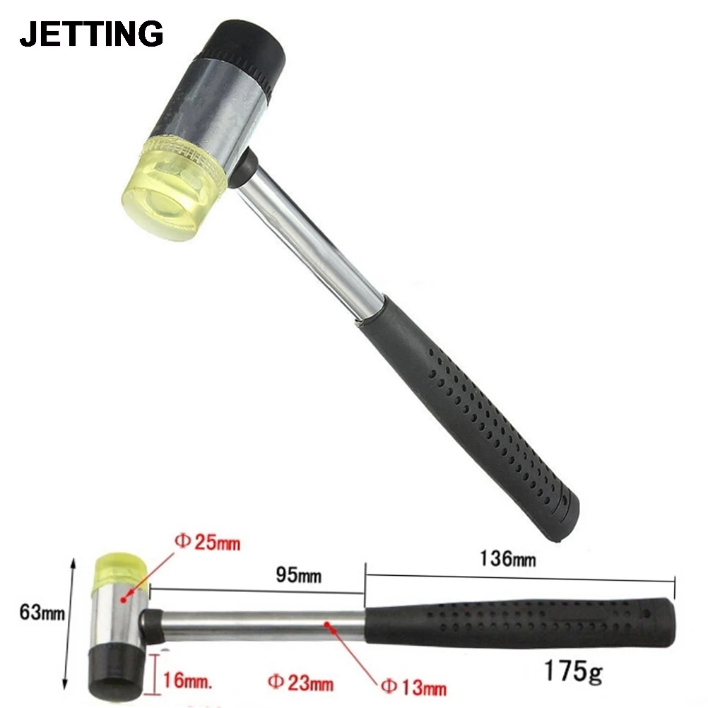 25mm Rubber Double Faced Work Glazing Window Beads Hammer Mallet Tool For Hand Tools High