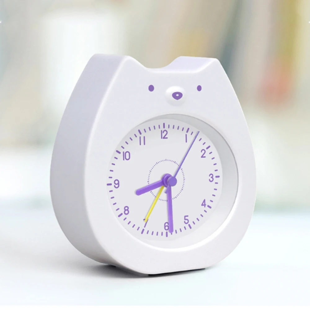

Lovely Alarm Clock Rechargeable Portable Night Light Analog built-in LED Night Light Touch Brightness At 3 Levels