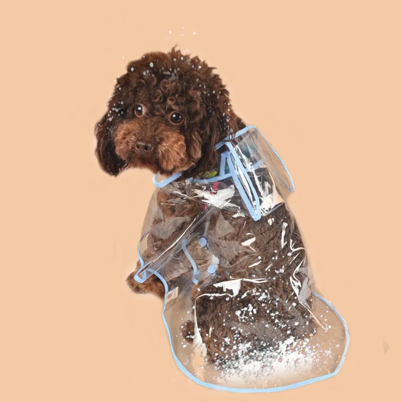 Transparent Dog Clothes For Small Dogs Summer Waterproof French Bulldog Rain Coat Nylon Puppy Raincoat Chihuahua Pet Clothes XSL Transparent Dog Clothes For Small Dogs Summer Waterproof French Bulldog Rain Coat Nylon Puppy Raincoat Chihuahua Pet Clothes XSL