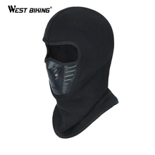 WEST BIKING велосипедная маска, Лыжная Балаклава для езды на велосипеде, велосипедная маска для лица, ветрозащитная теплая шапка с капюшоном, велосипедная маска