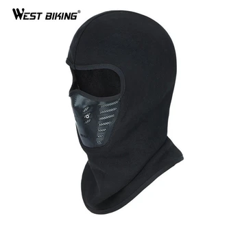 

WEST BIKING Bike Full Mask Ski Balaclava For Cycling Bike Face Cover Windproof Thermal Head Warmer Hat Hood Bicycle Mask Cover