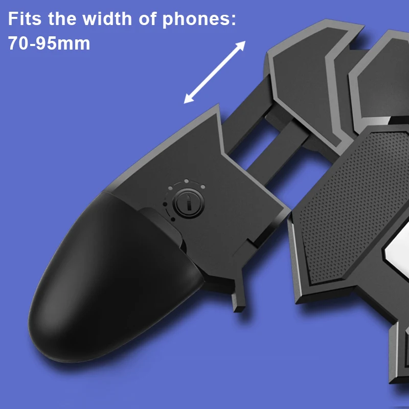  PUBG Controller Joystick Turnover Button for iOS Android Smartphone Six Finger Operating Gamepad PU