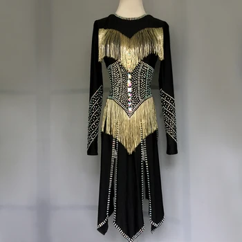 

Custom children's new Latin dress children Latin dance dress adult Latin performance dress performance dress competition dress