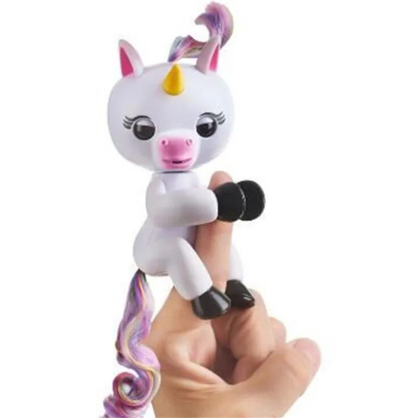 Funny High Quality Fingerling Interactive Baby Unicorn Toy Smart Colorful Fingers Llings Smart Induction Toy Kids Toys Gifts цена Funny High Quality Fingerling Interactive Baby Unicorn Toy Smart Colorful Fingers Llings Smart Induction Toy Kids Toys Gifts цены онлайн