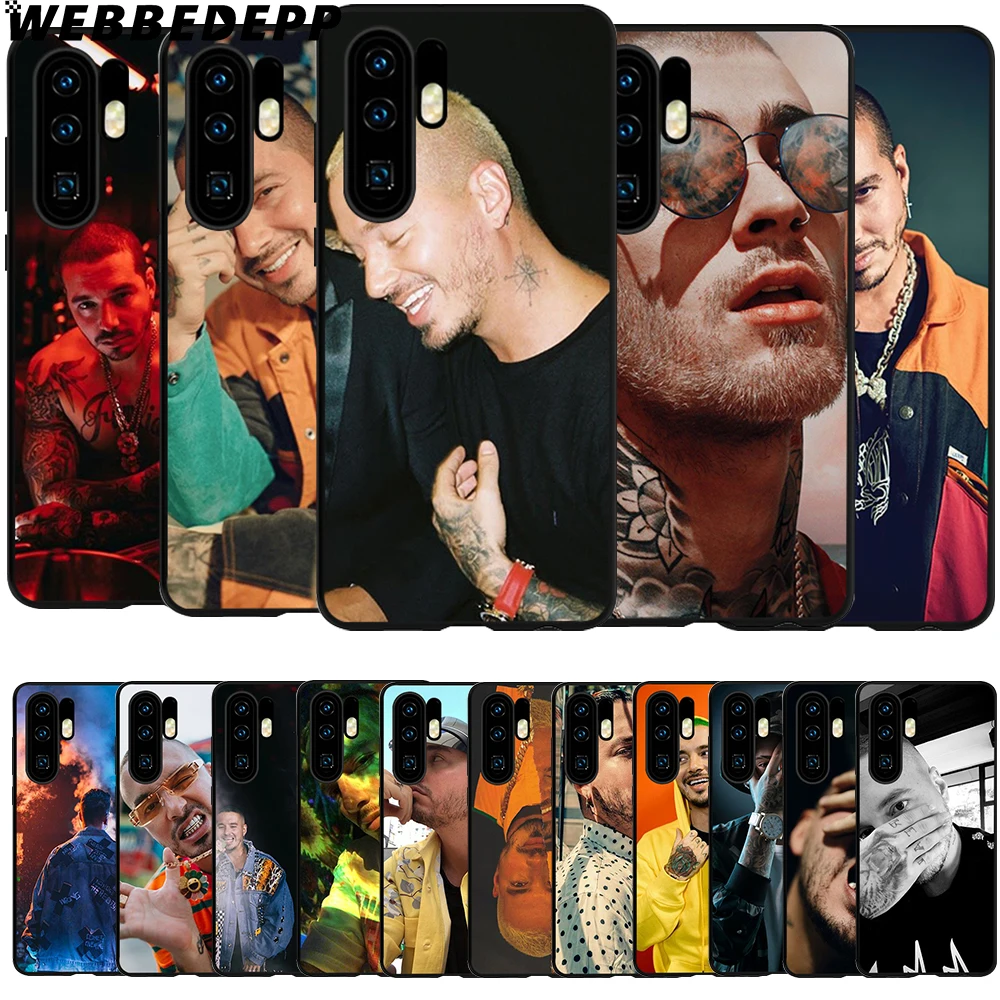 

WEBBEDEPP J Balvin Soft TPU Case Cover for Huawei P8 P9 P10 P20 P30 Lite Pro P Smart 2019