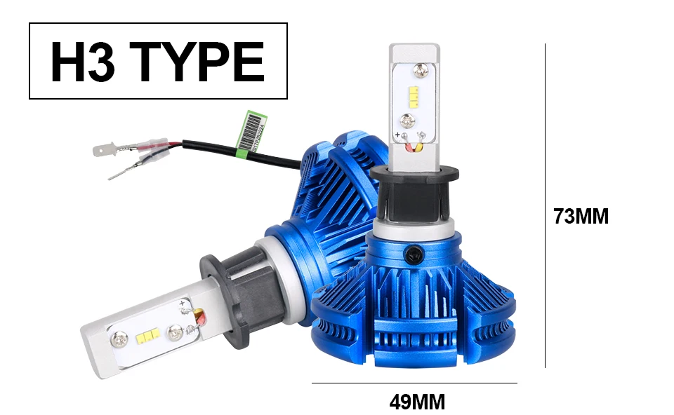ZES H4 LED Headlight Bulb Hi lo Beam 72W 12000lm 12v 24v Auto Headlamp for Toyota Highlander 4Runner Avalon CROWN PRODO PRIUS  (13)