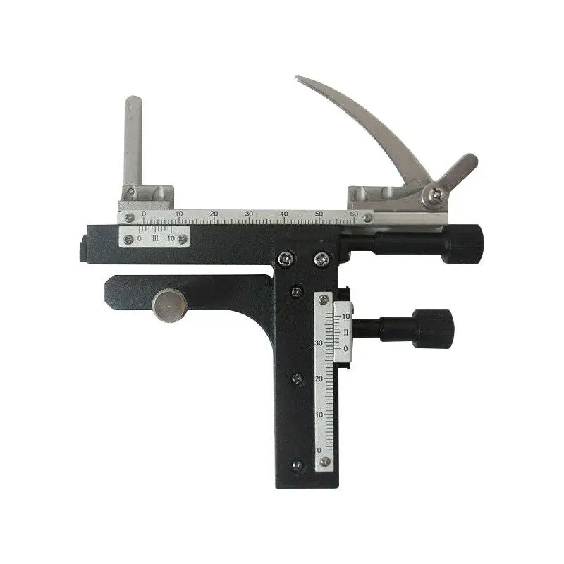

Biological Microscope Accessory 2D Attachable Mechanical Stage X-Y Movable Stage Plastic Lever with Scale