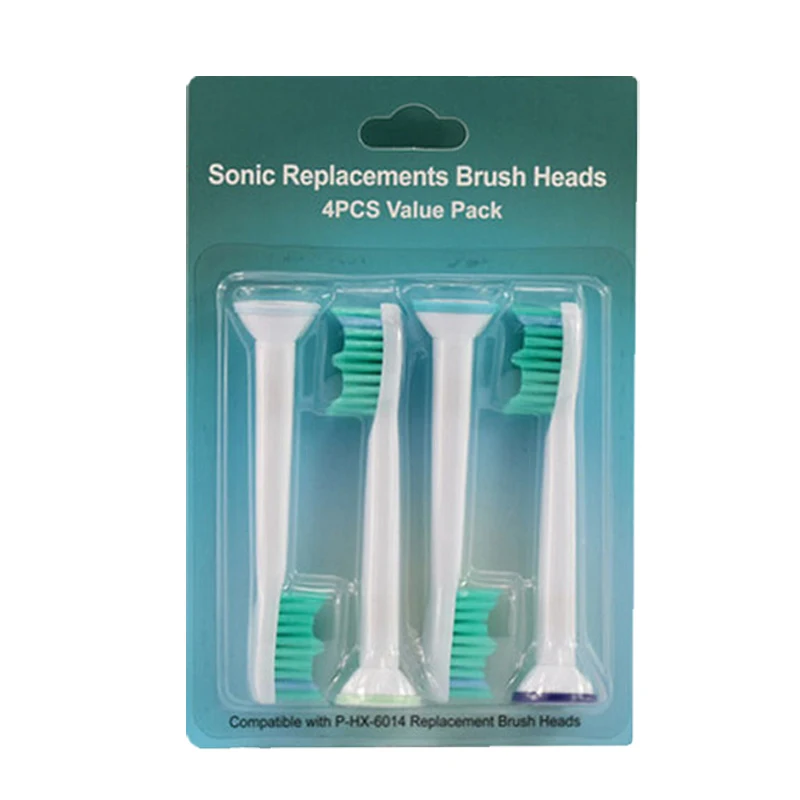

JIEFUXIN 4pcs Replacement Electric Toothbrush Heads For Philips Sonicare Electric Tooth Brush Hygiene Care Clean P-HX-6014
