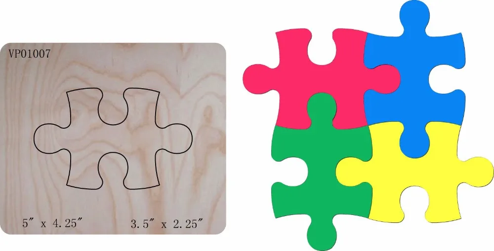 puzzle morrer corte peças